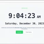 Online Alarm Clock