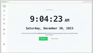 Online Alarm Clock