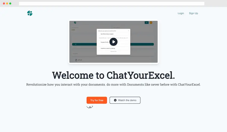 ChatYourExcel