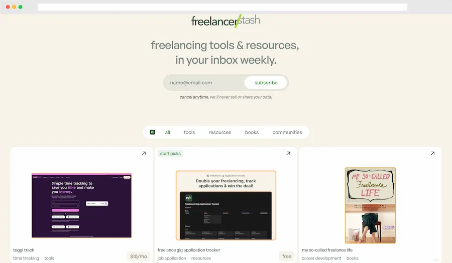 Freelancer Stash