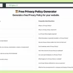 Generar Política de Privacidad y TOS gratis