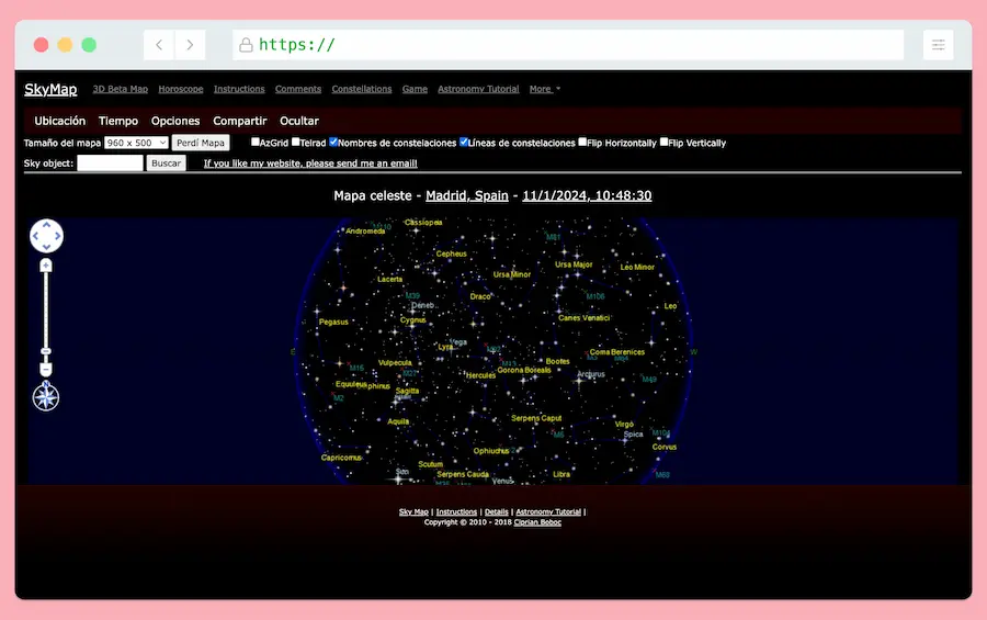 Sky Map Online