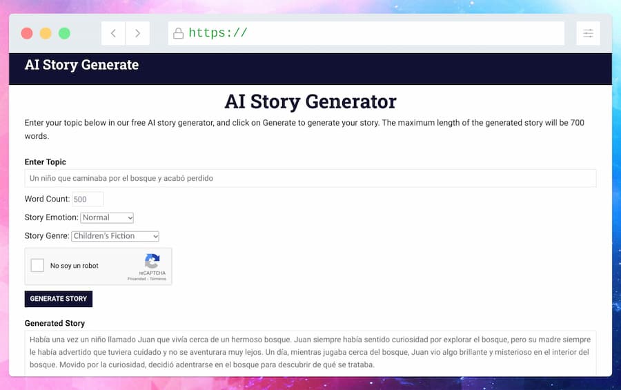 AI Story Generator