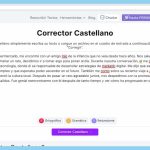 Corrector en Castellano de ortografía y gramática