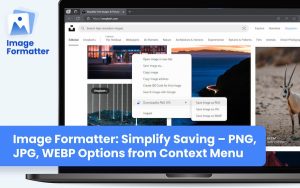 Descargar imágenes en diferentes formatos
