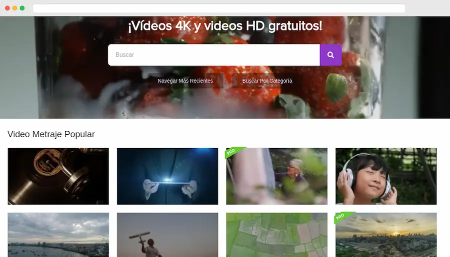 Páginas para descargar vídeos gratis