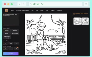 AI Coloring Pages Generator