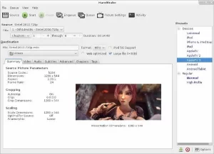 Convertir vídeos con HandBrake