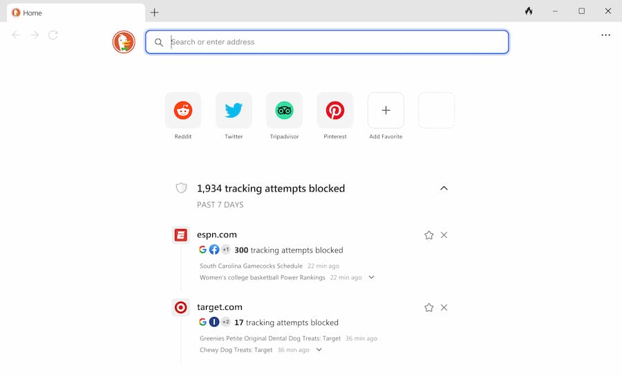 Navegadores alternativos - DuckDuckGo Browser