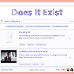 Does It Exist