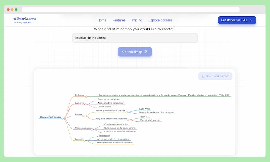 FREE Mindmap Generator