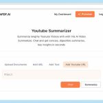 Youtube Summarizer de ChatWithPDF