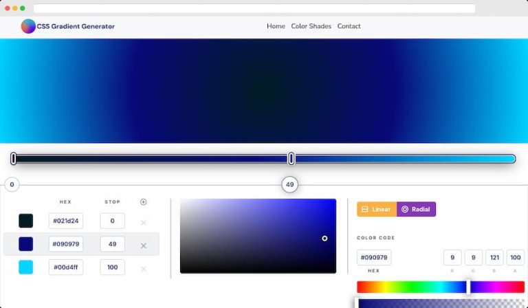 CSS Gradient Generator: crea degradados CSS fácilmente