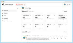 Threads Dashboard