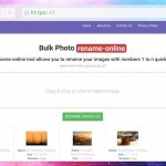 Bulk Photo Rename Online