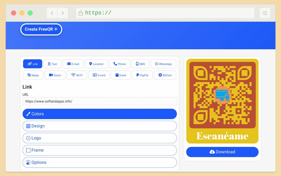 FreeQR Crea Gratis C digos QR Completamente Personalizados FreeQR Crea Gratis C digos QR Completamente Personalizados