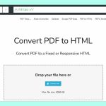 Convertir PDF a HTML online