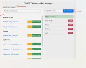 ChatGPT Conversation Manager
