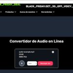 Convertidor de audio en línea de Voicy