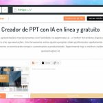 Crear presentaciones con IA gratis