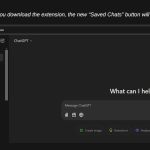 ChatGPT Saved Chats