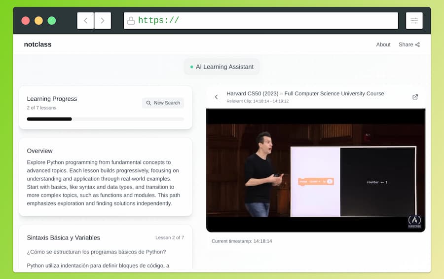 Convertir vídeos en cursos con IA