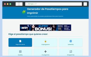 Crear pasatiempos para imprimir gratis
