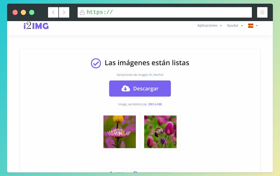 Crear variaciones de imágenes con IA