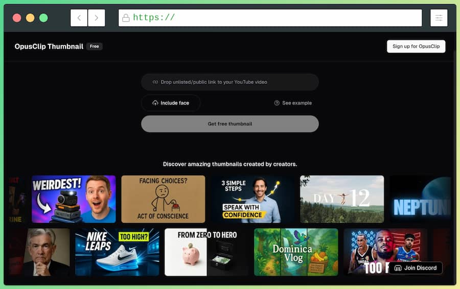 OpusClip Thumbnail