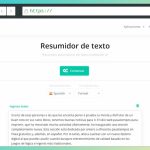 Resumidor de texto con IA