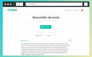 Resumidor de texto con IA