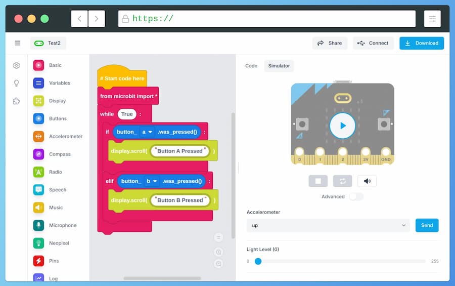 Programar la placa microbit