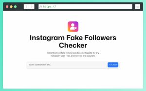 Instagram Fake Followers Checker