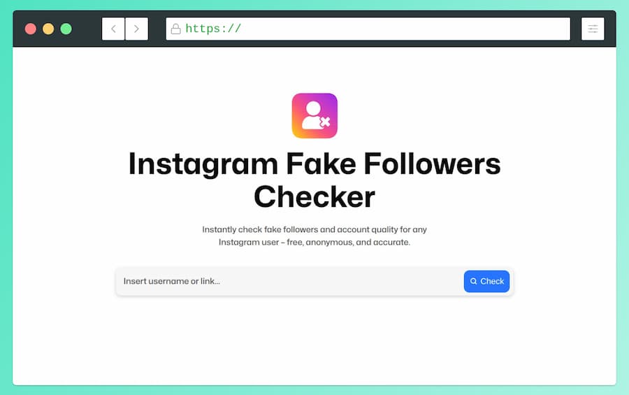 Instagram Fake Followers Checker
