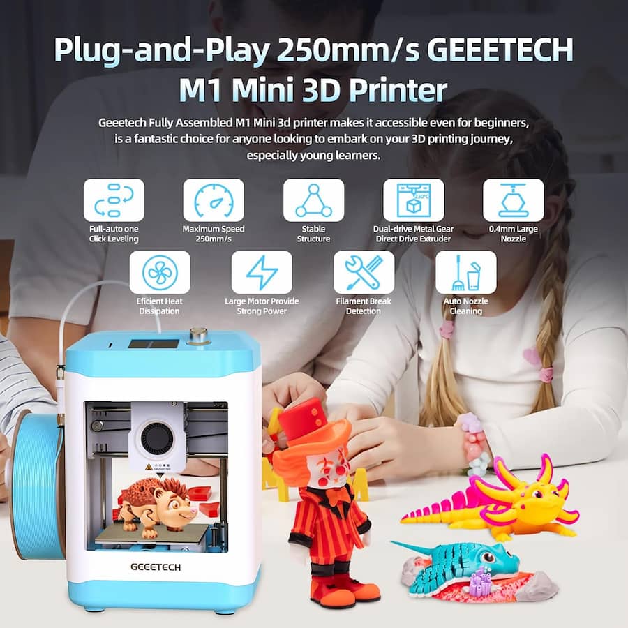 GEEETECH M1: mini impresora 3D perfecta para iniciarse