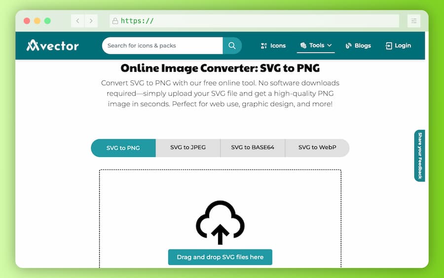 Convertir SVG a otros formatos