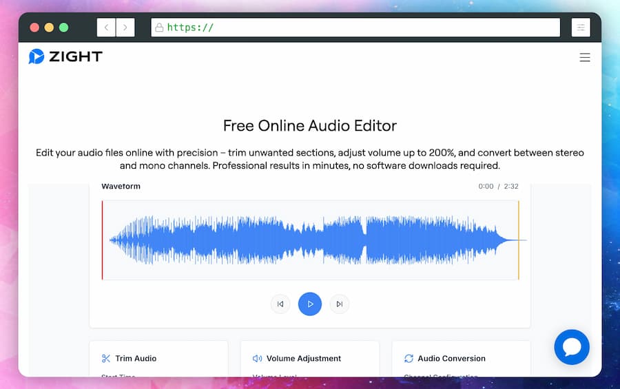 Zight Free Audio Editor
