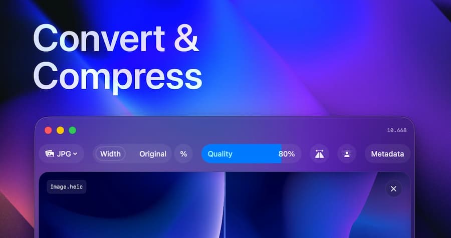 Convertir y comprimir imágenes en Mac