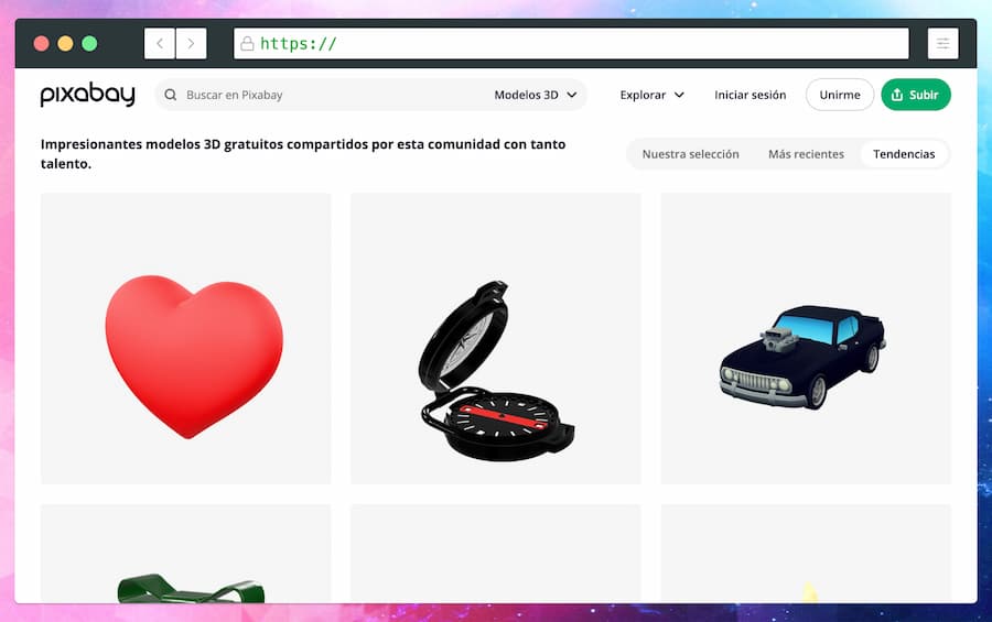 Descargar modelos 3D gratuitos