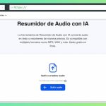 Resumidor de audio con IA
